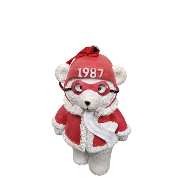 Vintage 1999 Santa Bear Christmas Ornaments 16pcs 15 Year Set Marshall Fields - Picture 4 of 16